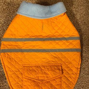 Simply Dog orange reflective dog jacket M